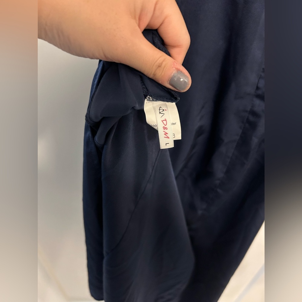 🍁D & M Navy Thin Strap Dress - Picture 11 of 11